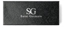 Relógio Saint Germain Murray Black Hill 40mm Cor da correia Preto Cor do bisel Prateado Cor do fundo Preto