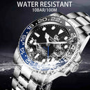 Relógio Automático Luxo Pagani Design PD-1662 GMT 40MM – Aço Inoxidável 100M