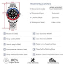Relógio Automático Luxo Pagani Design PD-1662 GMT 40MM – Aço Inoxidável 100M
