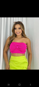 Cropped modal com elastano