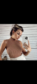 Cropped modal com elastano