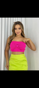 Cropped modal com elastano