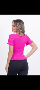 Cropped modal com elastano