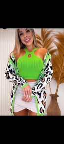 Cropped modal com elastano