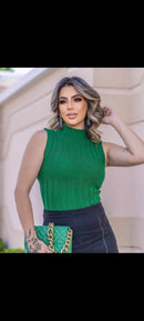 Cropped modal com elastano