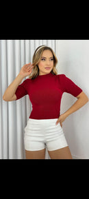 Cropped modal com elastano