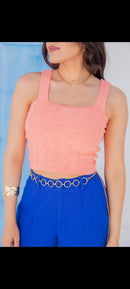 Cropped modal com elastano