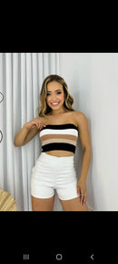 Cropped modal com elastano