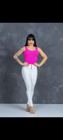 Cropped modal com elastano