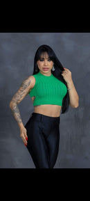 Cropped modal com elastano