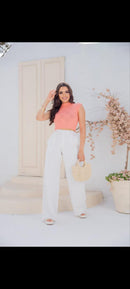 Cropped modal com elastano