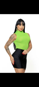 Cropped tricô com elastano