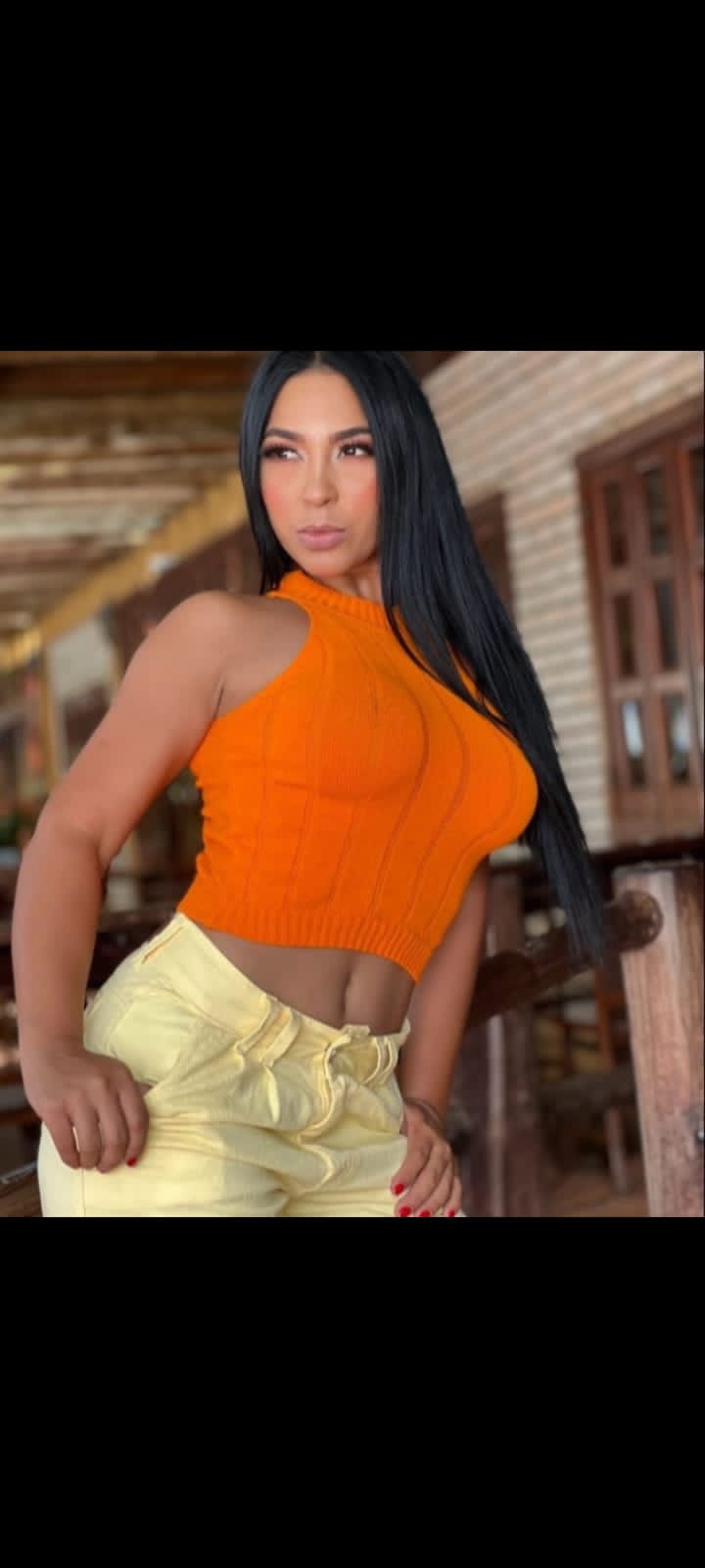 Cropped modal com elastano