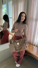 Bolsa Schultz Acabamento Importado