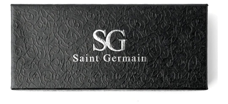 Relógio Saint Germain Murray Black Hill 40mm Cor da correia Preto Cor do bisel Prateado Cor do fundo Preto