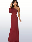 Vestido De Festa Longo Feminino Com Fenda Estiloso Elegante