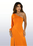 Vestido De Festa Longo Feminino Com Fenda Estiloso Elegante