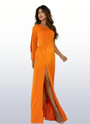 Vestido De Festa Longo Feminino Com Fenda Estiloso Elegante