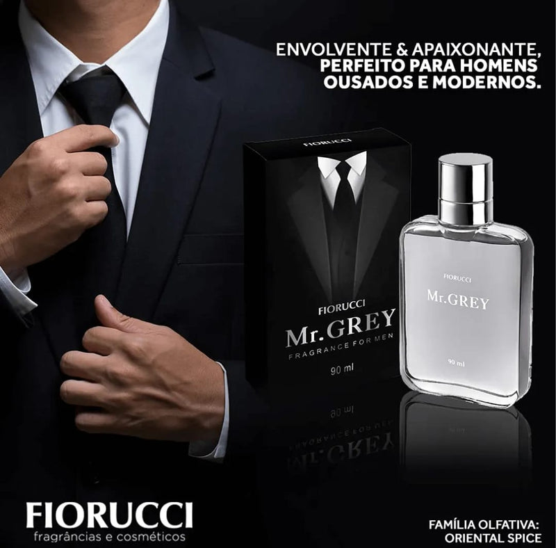 Perfume Colônia Masculino Fiorucci Mr. Grey 90ml