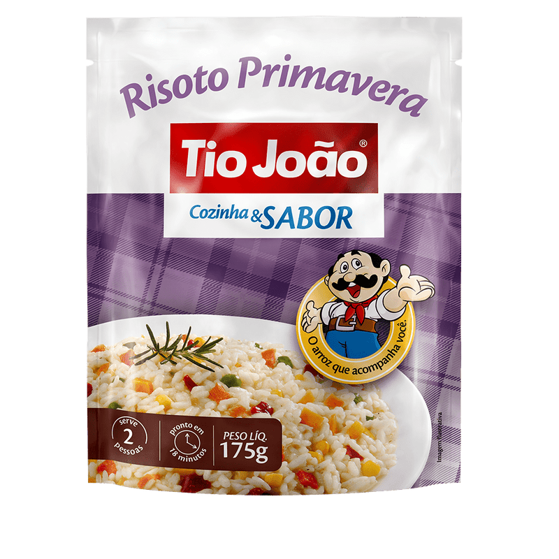 Risoto Primavera Tio João Cozinha e Sabor 175g