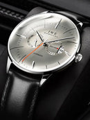 Relógios masculinos carnaval topo marca de luxo à prova dwaterproof água data cinza masculino miyota relógio de pulso mecânico automático relogios masculinos