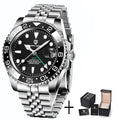 Relógio Automático Luxo Pagani Design PD-1662 GMT 40MM – Aço Inoxidável 100M