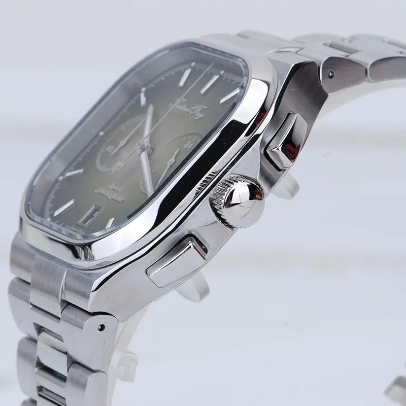 Sapo tático japão tianmadu vk64 cronógrafo relógio masculino quartzo mergulhador 10bar à prova dwaterproof água luxo luminoso safira espelho relógio