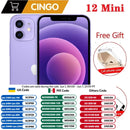 iPhone 12 mini  64GB/128GB/256GB IOS A14 5.4'' Dual 12MP iphone 12mini Cellphone