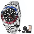 Relógio Automático Luxo Pagani Design PD-1662 GMT 40MM – Aço Inoxidável 100M