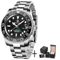Relógio Automático Luxo Pagani Design PD-1662 GMT 40MM – Aço Inoxidável 100M