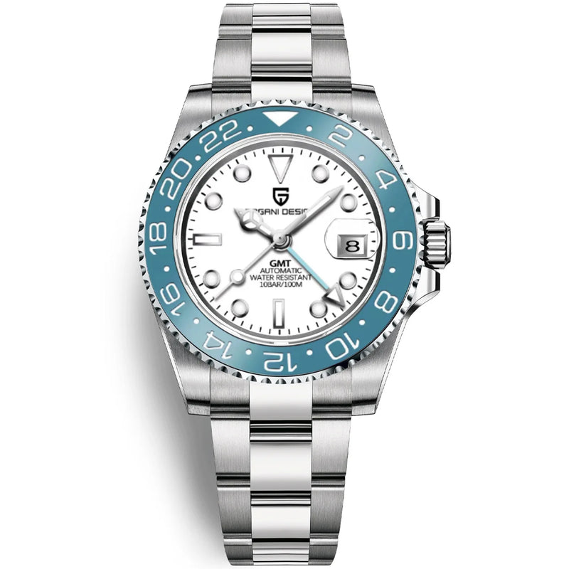 Relógio Automático Luxo Pagani Design PD-1662 GMT 40MM – Aço Inoxidável 100M