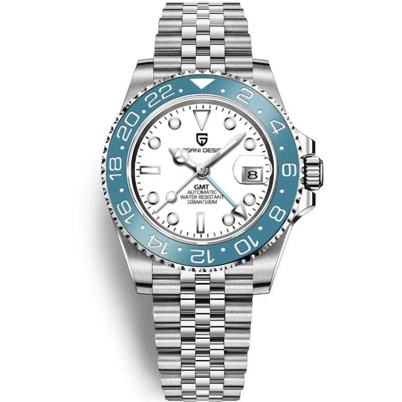 Relógio Automático Luxo Pagani Design PD-1662 GMT 40MM – Aço Inoxidável 100M