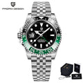 Relógio Automático Luxo Pagani Design PD-1662 GMT 40MM – Aço Inoxidável 100M