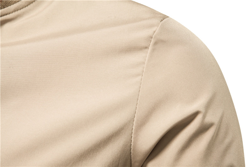 New jacket fashionable men autumn and winter new European and American casual coat fashion trend men's thin coat